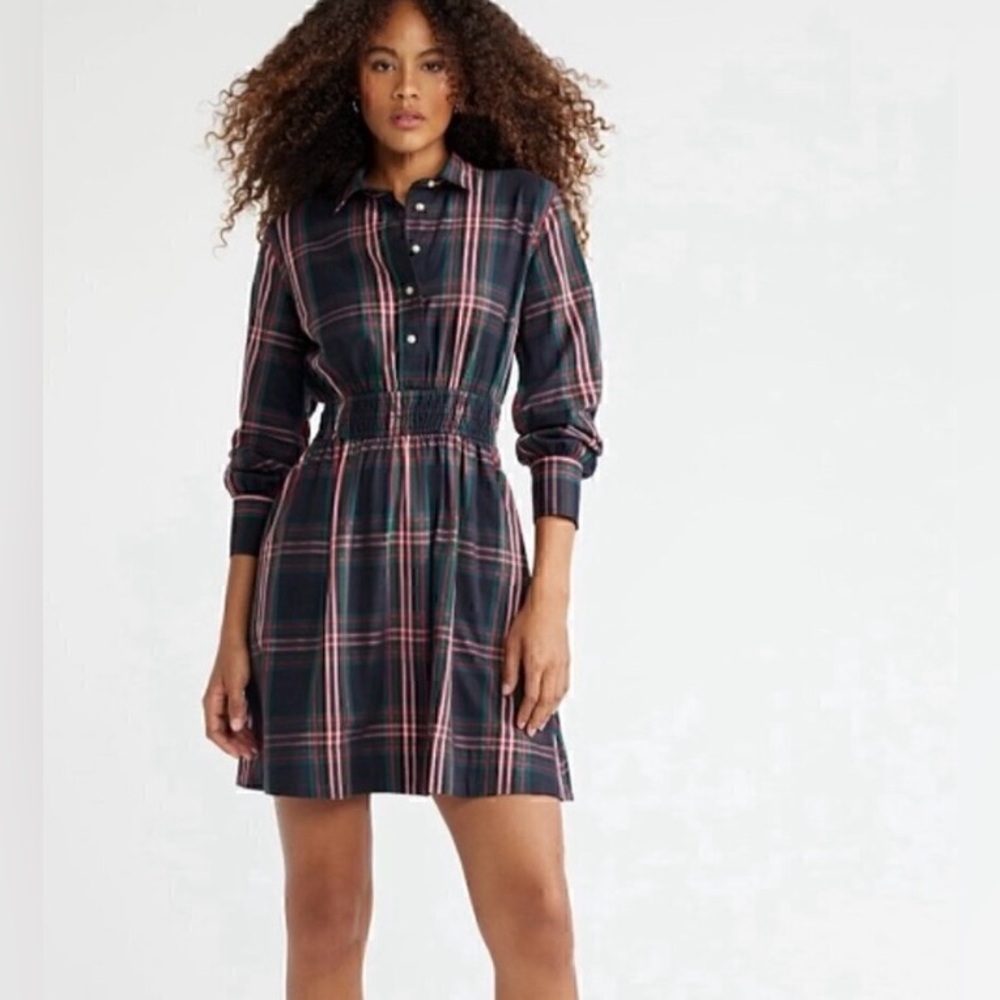 Free Assembly XS Plaid Dress NWOT